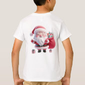 サンタデザインTシャツ Tシャツ (裏面)