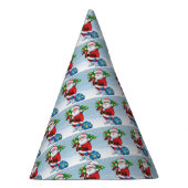 サンタデリバリークリスマスパターン パーティーハット (右)