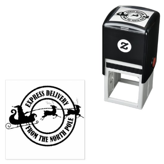 サンタデリバリ表現ー セルフインキングスタンプ (インサイチュ)