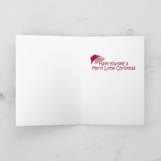 サンタトイキツネテリアクリスマスカード シーズンカード (内部)