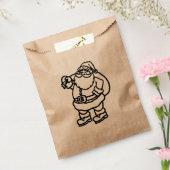 サンタトイサッククリスマスホリディフェイストリート フェイバーバッグ (封をした状態)