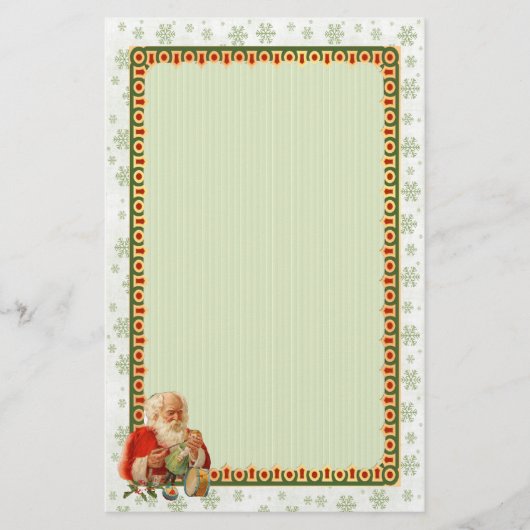 サンタトイメーカー 便箋 (正面)