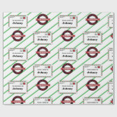 サンタトイ工場特産子供へ ラッピングペーパー (フラット)