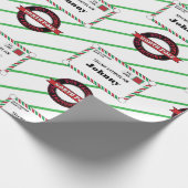 サンタトイ工場特産子供へ ラッピングペーパー (角)