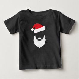サンタトドラークリスマスフード付きスウェットシャツ ベビーTシャツ