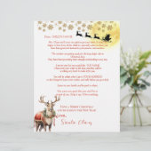 サンタトナカイのクリスマスツリーからの手紙 (スタンド正面)