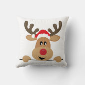 サンタトナカイの両面クリスマス クッション (裏面)