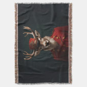 サンタトナカイ スローブランケット (正面縦)