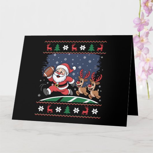 サンタトナデア遊メリカの醜いクリスマス カード (蘭)