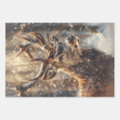 サンタトナディアスレイコレクションデクページ ラッピングペーパーシート (正面2)