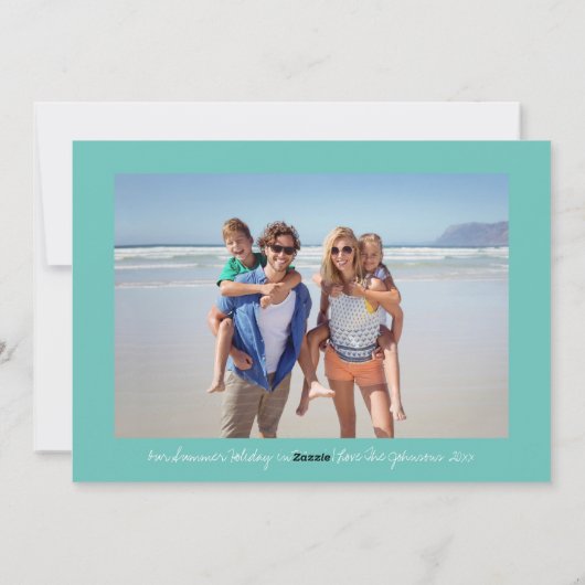 サンタトナディアトロピカルアイランドサマーホリデー シーズンカード (裏面)