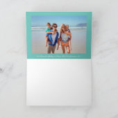 サンタトナディアトロピカルアイランドサマーホリデー シーズンカード (内部)