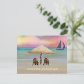 サンタトナディアトロピカルアイランドサマーホリデー シーズンポストカード (スタンド正面)