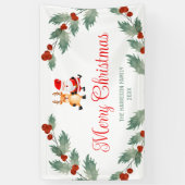 サンタトナディアホリーベリークリスマス 横断幕 (縦)