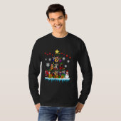 サンタトナディア小妖精や小人ギタズアズクリスマスツリーギータ Tシャツ (正面フル)
