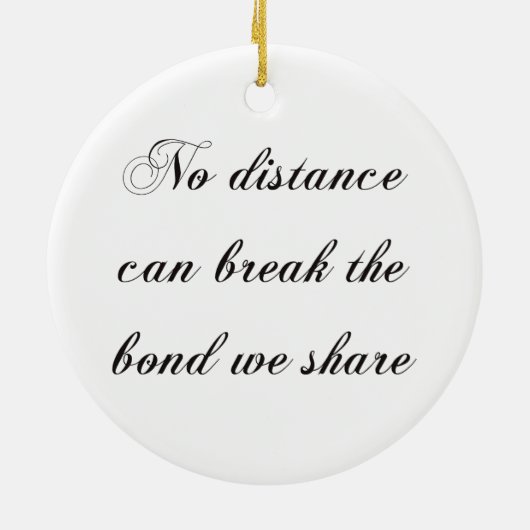 サンタトラッカーキッズクリスマスフェスティバルホリデー魔法 セラミックオーナメント (裏面)