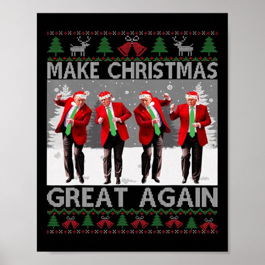 サンタトランプの踊りで再素晴らしび醜いクリスマス ポスター (正面)