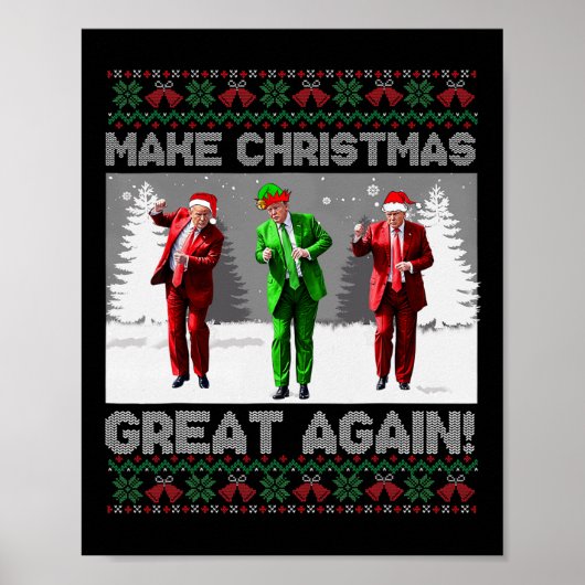 サンタトランプの踊りで再素晴らしび醜いクリスマス ポスター (正面)