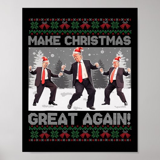 サンタトランプの踊りで再素晴らしび醜いクリスマス ポスター (正面)