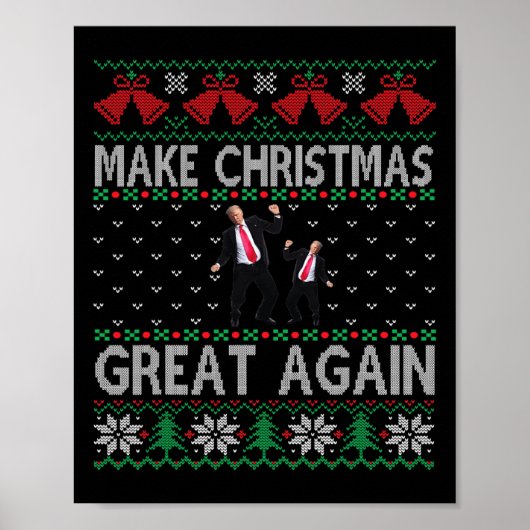 サンタトランプの踊りで再素晴らしび醜いクリスマス ポスター (正面)