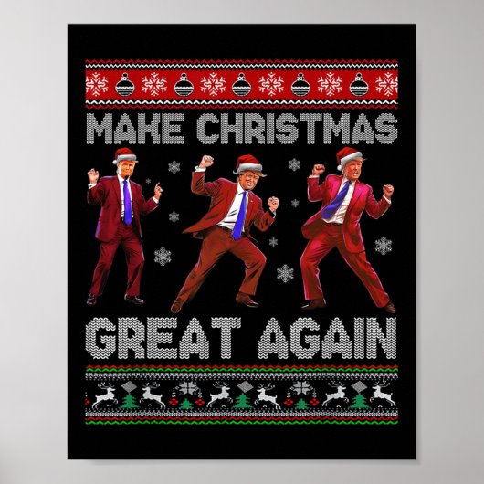 サンタトランプの踊りで再素晴らしび醜いクリスマス ポスター (正面)