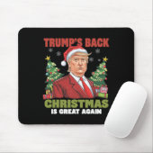 サンタトランプの踊りで再素晴らしび醜いクリスマス マウスパッド (マウス)