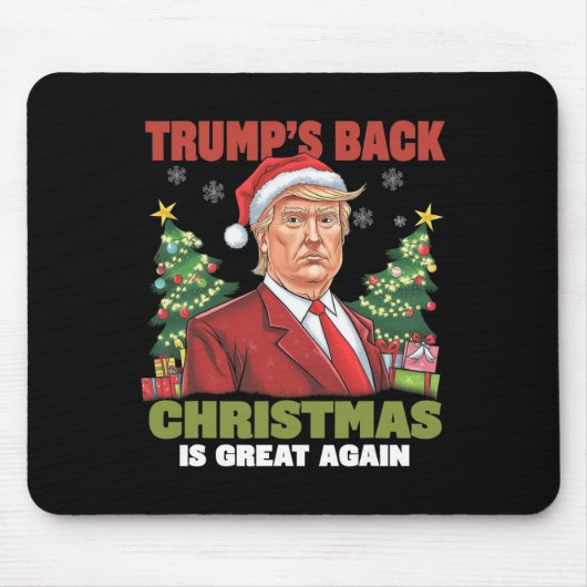 サンタトランプの踊りで再素晴らしび醜いクリスマス マウスパッド (正面)