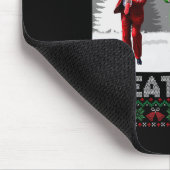 サンタトランプの踊りで再素晴らしび醜いクリスマス マウスパッド (コーナー)