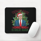 サンタトランプの踊りで再素晴らしび醜いクリスマス マウスパッド (マウス)