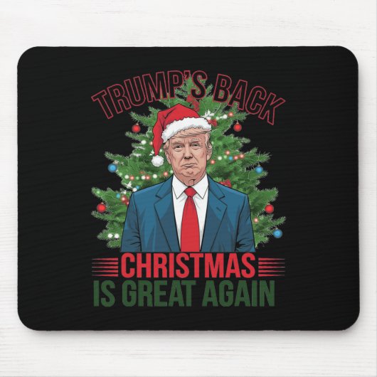 サンタトランプの踊りで再素晴らしび醜いクリスマス マウスパッド (正面)