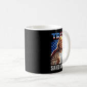 サンタトランプクリスマスユーモアおもしろいトランプクリスマスタンク コーヒーマグカップ (正面右)