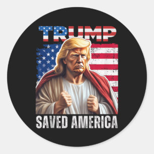 サンタトランプクリスマスユーモアおもしろいトランプクリスマスタンク ラウンドシール