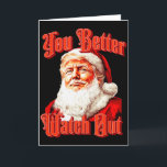 サンタトランプヴィンテージ 気をつけて 二面 カード<br><div class="desc">サンタトランプヴィンテージ 気をつけて 二面</div>