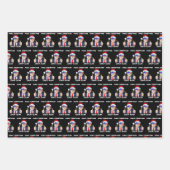 サンタトランプ再素晴らし生クリスマスクリスマス ラッピングペーパーシート (正面)