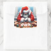 サンタトランプ装飾付き スクエアシール (バッグ)