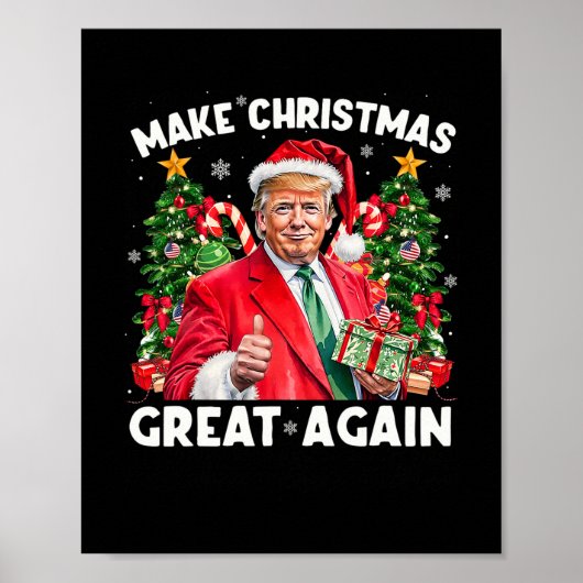 サンタトランプ2025クリスマスを再び偉大に ポスター (正面)