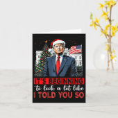 サンタトランプ あまりにも私に似てきた カード (黄色い花)