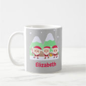 サンタトリオクリスマスお祝いC コーヒーマグカップ (左)