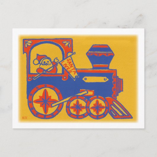 サンタトレイン シーズンポストカード (正面)