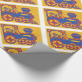 サンタトレイン ラッピングペーパー (角)