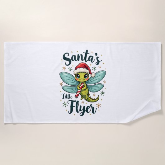 サンタトンフライ ビーチタオル (正面)