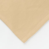 サンタドッグエレガントメリークリスマスレトロマスタード フリースブランケット (角)