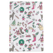 サンタドッグクリスマス株式会社 ミディアムペーパーバッグ (裏面)