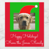 サンタドッグホリデイ4アルティ ワインラベル (シングルラベル)