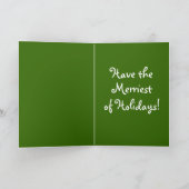 サンタドッグメリークリスマスカードギフト シーズンカード (内部)