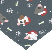 サンタドッグ ショートテーブルランナー (コーナー)