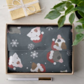 サンタドッグ 薄葉紙 (ギフト)