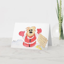 サンタドッグ - 黄色の雪を食べるな シーズンカード