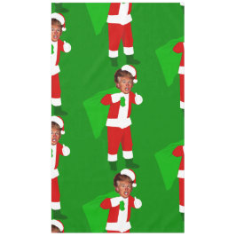 サンタドナルドのトランプおもしろいリスマス テーブルクロス