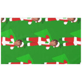 サンタドナルドのトランプおもしろいリスマス テーブルクロス (正面(横))